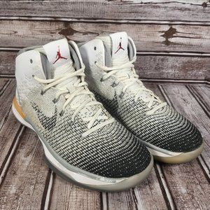 NIKE JORDAN 31 CHINESE NEW YEAR Men's 8 White Gray Basketball Shoes Sneakers